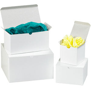Multicolor 4 x 4 x 4 Gloss Gift Box 100/Cas