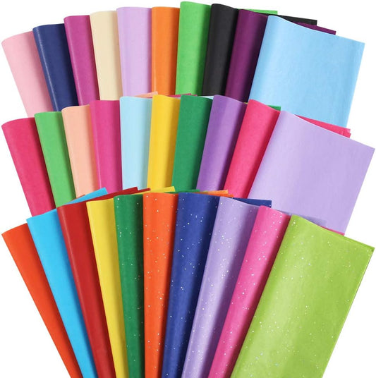 150 Sheets Wrapping Tissue Paper, 14×20 Inch Tissue Paper Gift Wrap Colors of Rainbow Gift Tissue Paper for Gift Bags