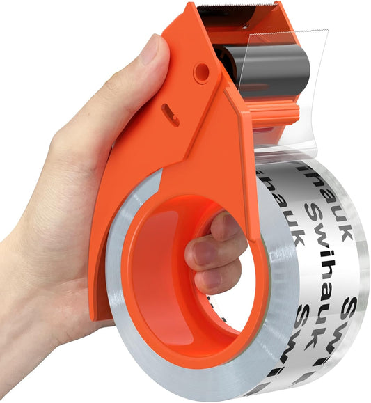 1.88 in x 66.6 YDs Clear Heavy Duty Packing Tape with Dispenser, Strong & Durable Shipping Tape