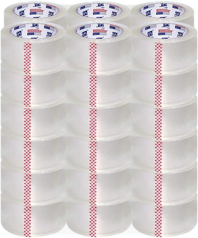 Heavy Duty Packing Tape 36 Rolls, Total 2160Y, Clear, 2.7 mil, 1.88 inch x 60 Yards, Ultra Strong, Refill for Packaging and Shipping