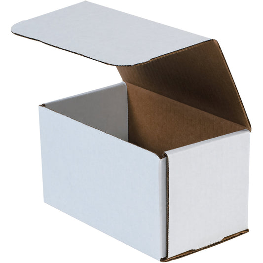 9 x 6 x 6 White Corrugated Mailers  50/Bundle